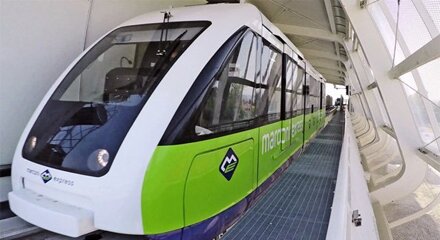 Treno per il centro città